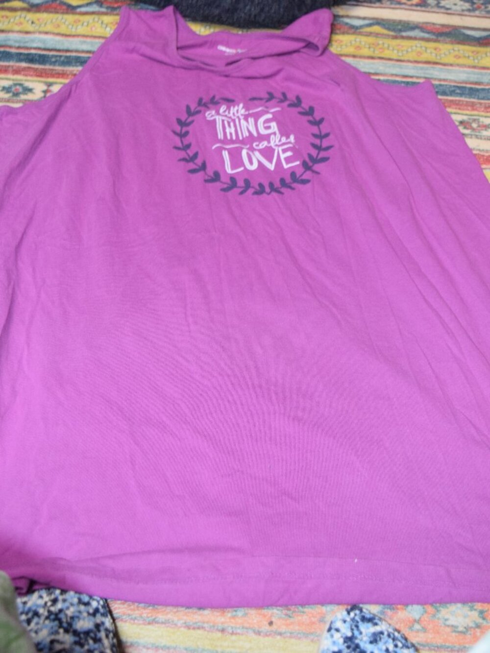 Dreams & Co. Tank Sleep Shirt, "A Little Thing Called Love"  Size 22/24 1X